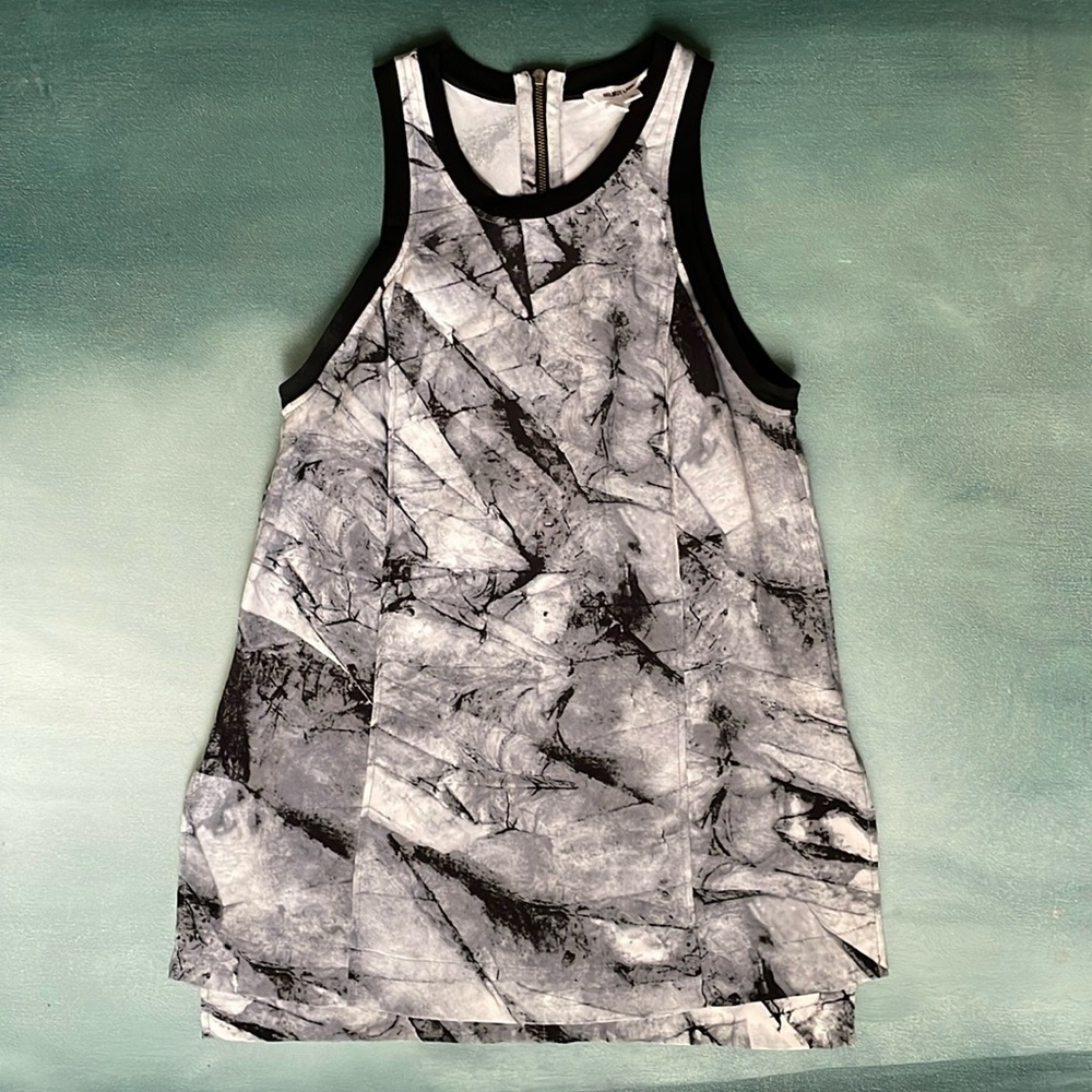 Helmut Lang Terrene Sleeveless Silk Top Minimalist